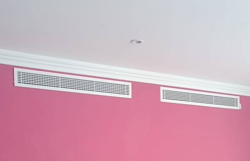 Installation d'une pompe à chaleur air air à l'UNION près de TOULOUSE de marque MITSUBISHIDiffuseur soufflage longue portée L'Union